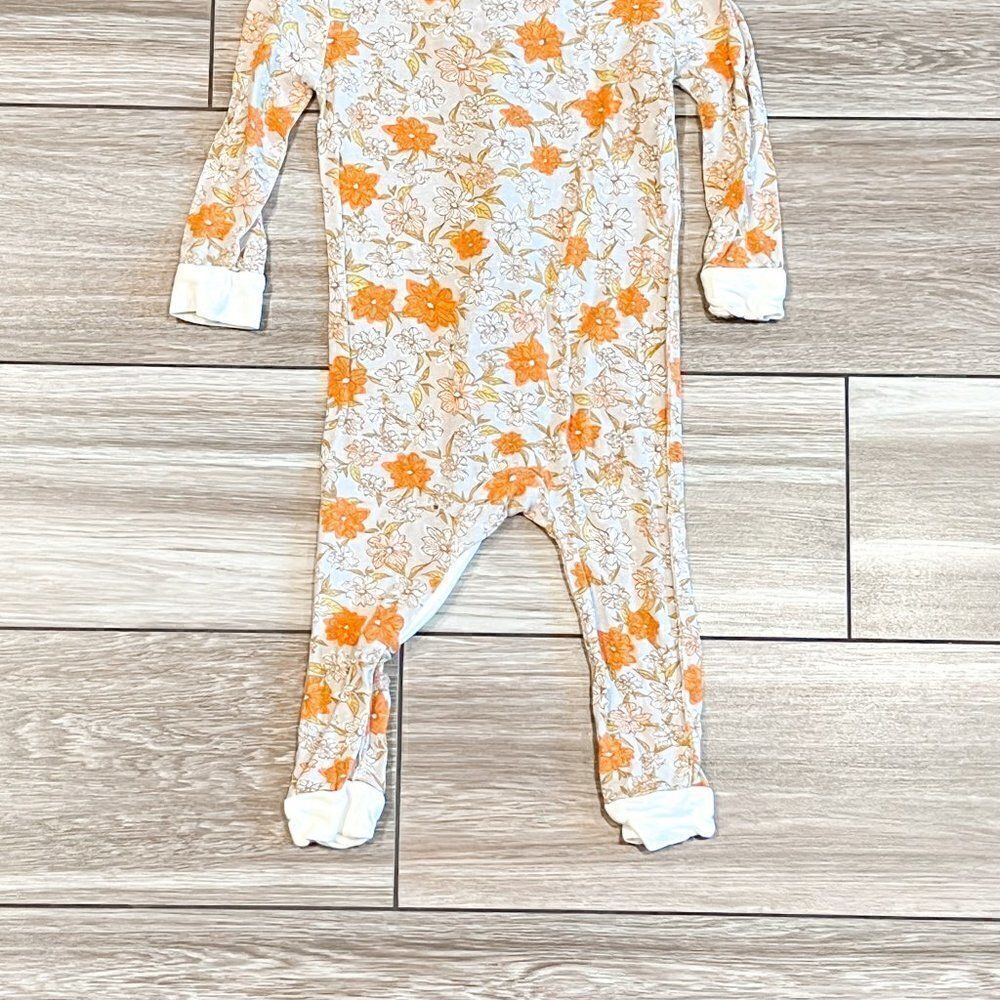 Milkbarn Vintage Floral Poppy Coverall, Size 6-9M - Picture 3 of 4